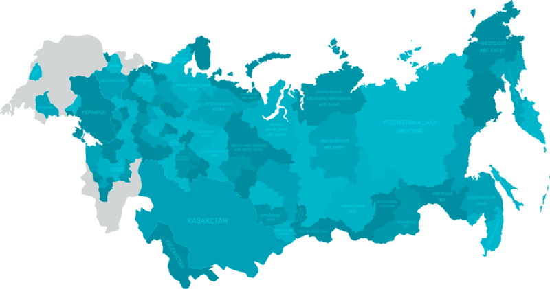 Популярные направления обычной доставки и экспресс-посылок по России